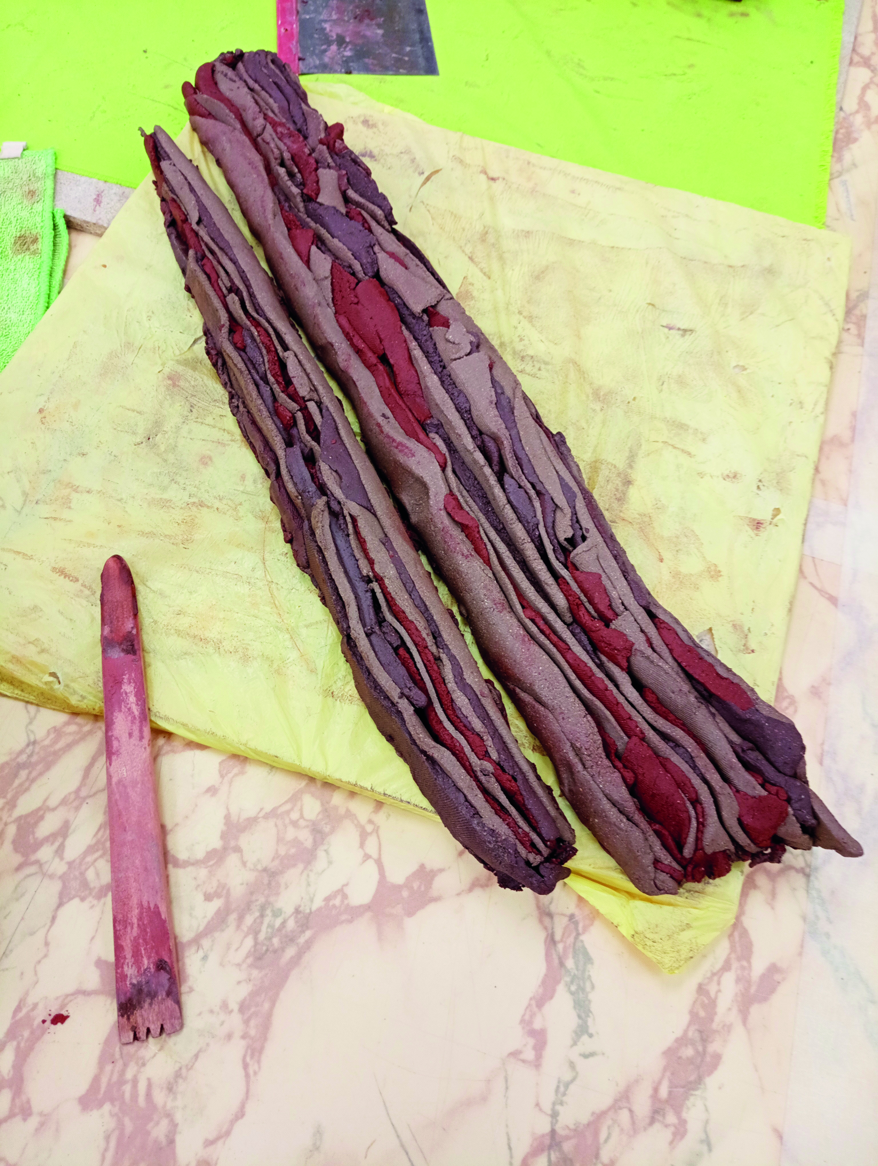 conformando las piezas laterales