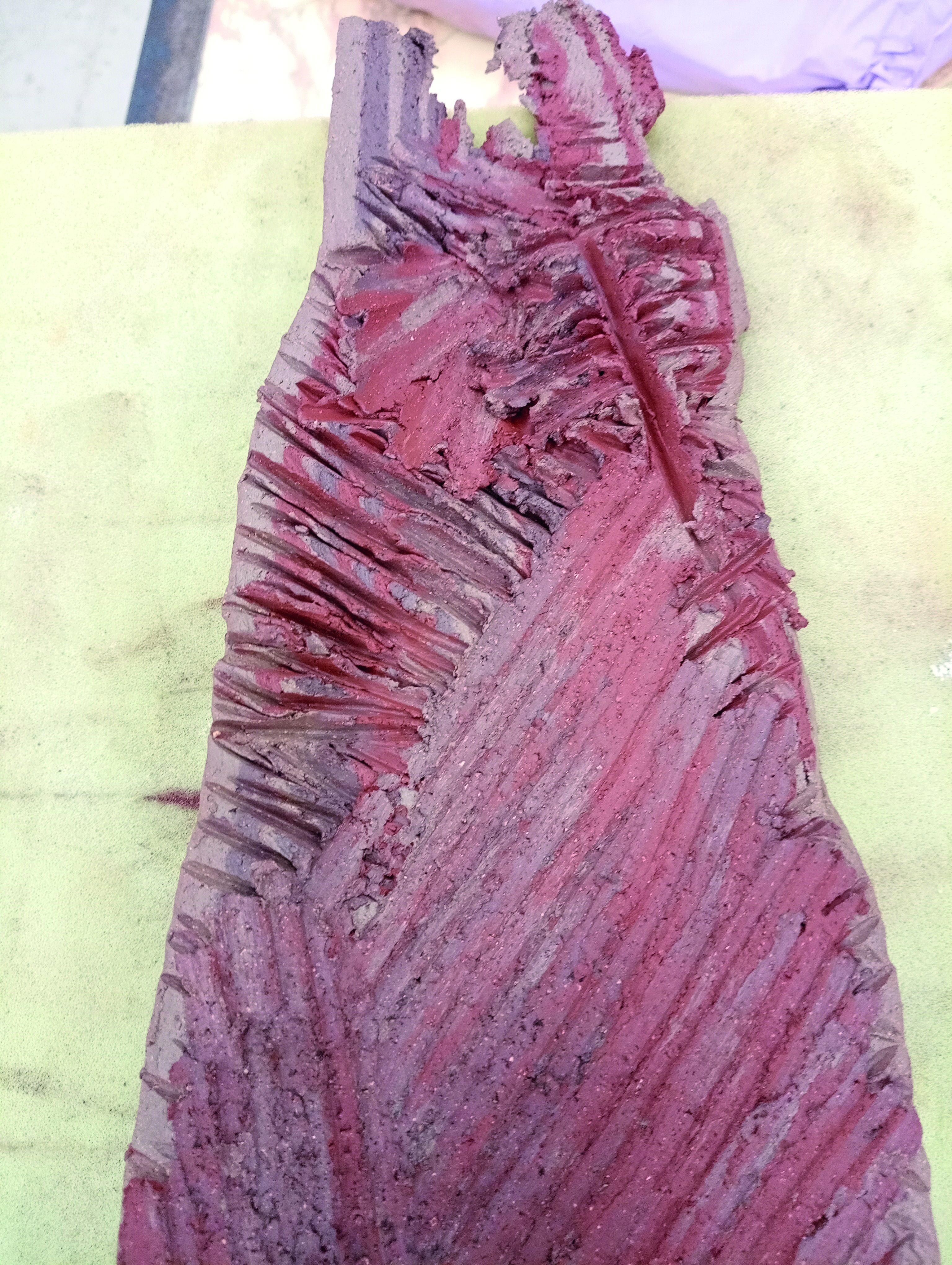 conformando las piezas laterales