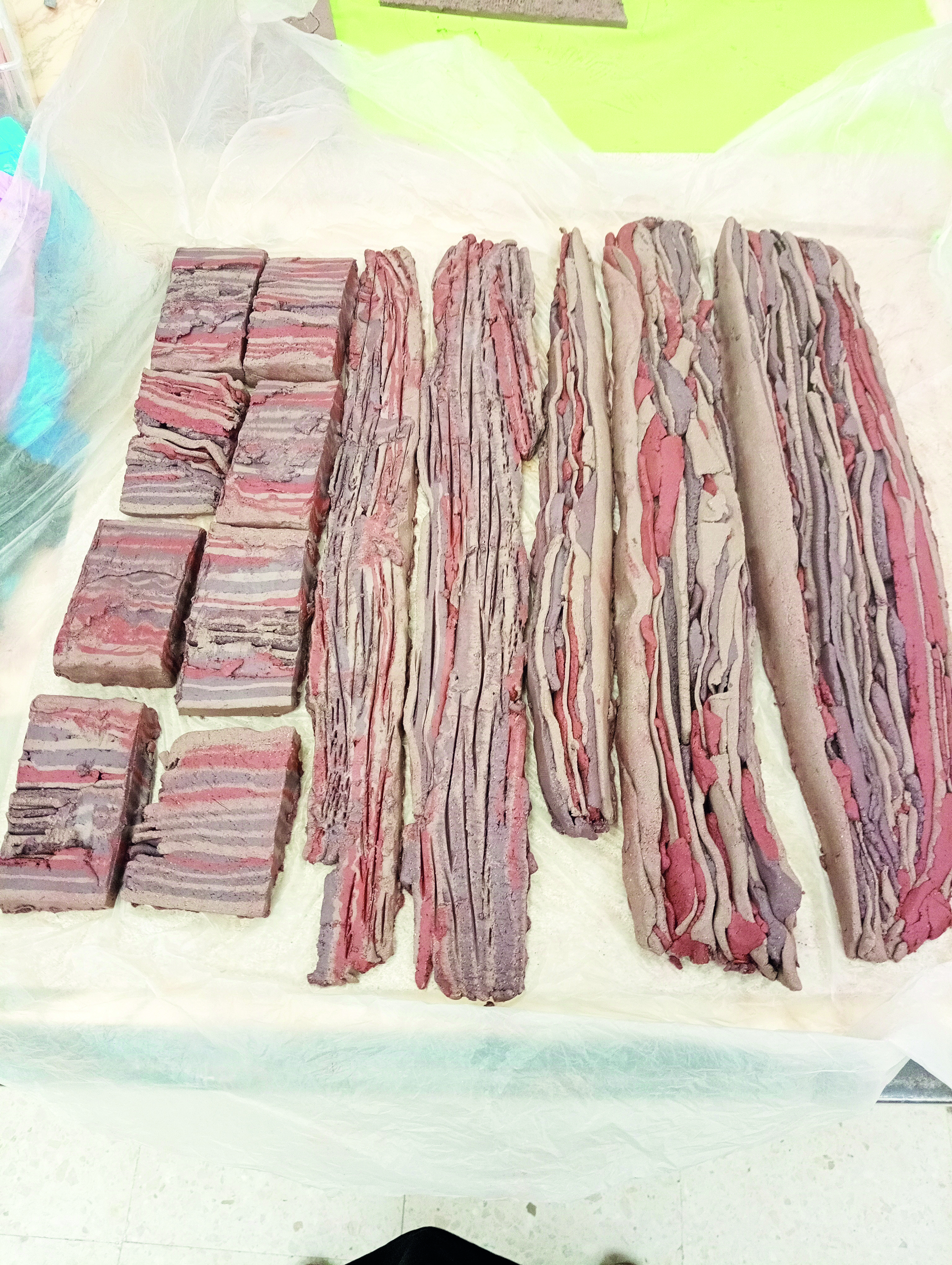 Preparando las piezas laterales