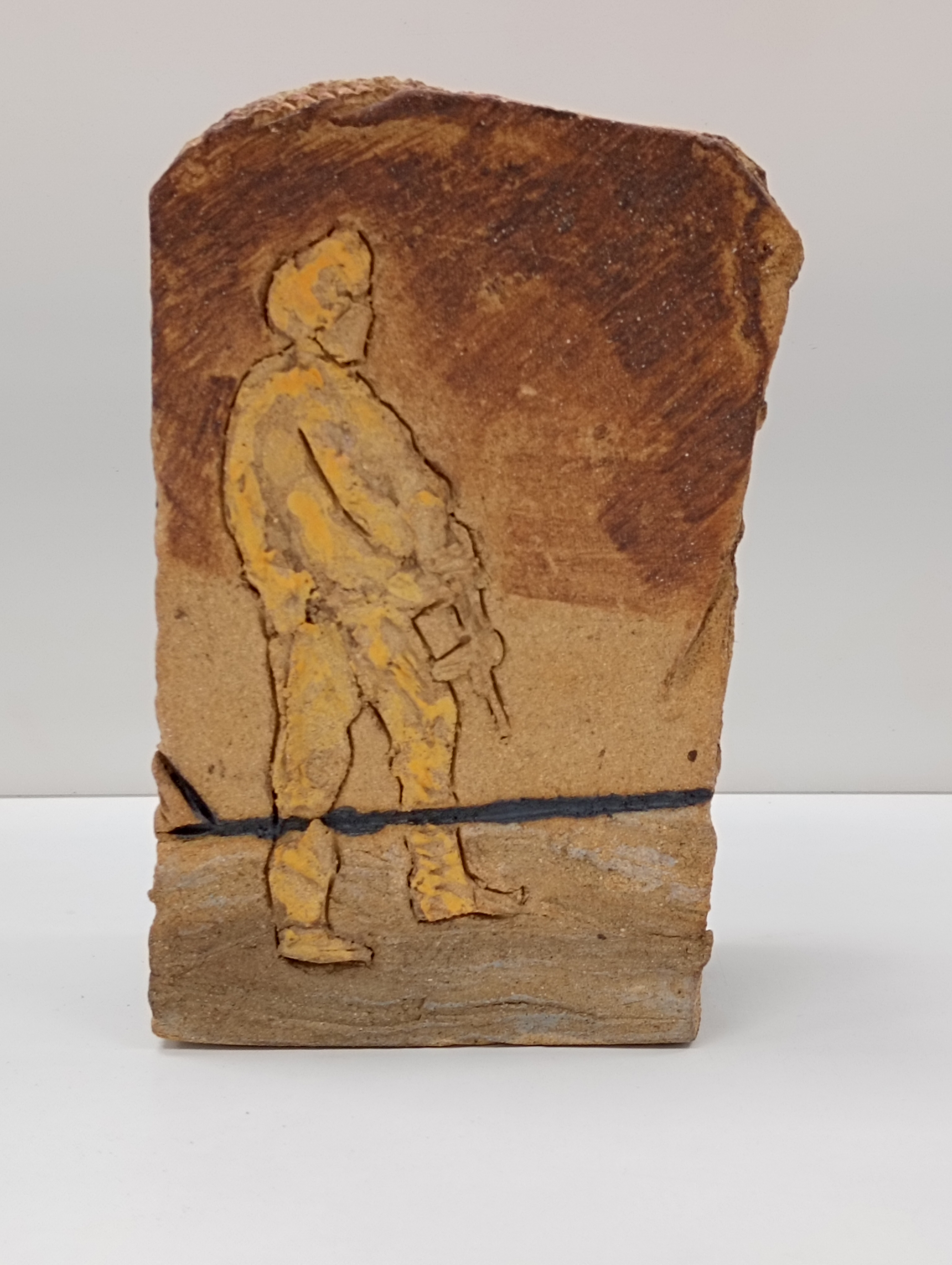 Pieza terminada después de la segunda cocción a 1260º