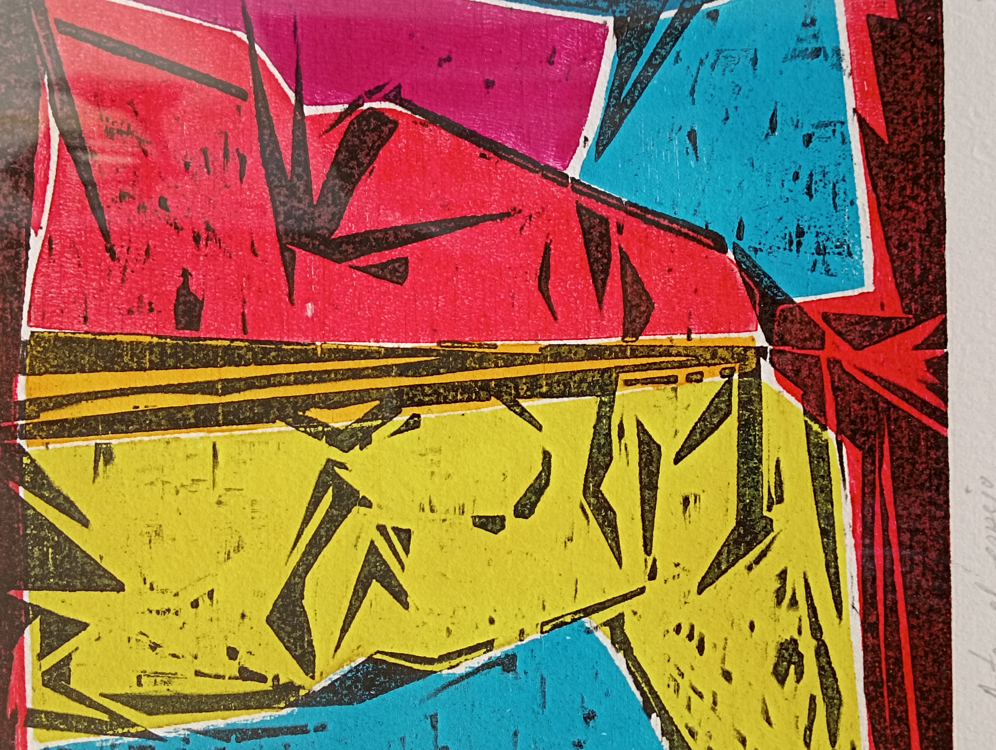 Detalle de ante el espejo Xilografía de Juan Manuel Gutiérrez Xilografía, ante el espejo Juan Manuel Gutiérrez